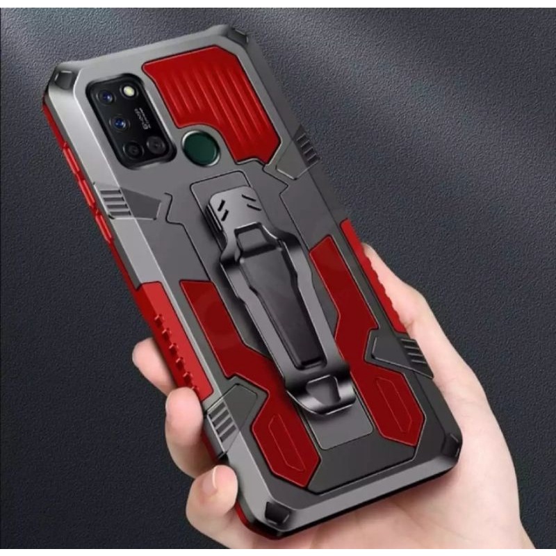 Soft Case Belt INFINIX SMART 5 - SMART 6 3/64 GB - SMART 6 2/32 GB 2021 New Case Robot Belt Clip Sta