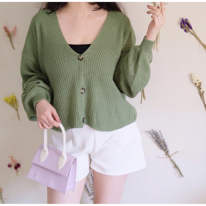 WILLY CROP BALON CARDY PREMIUM / CARDI RAJUT