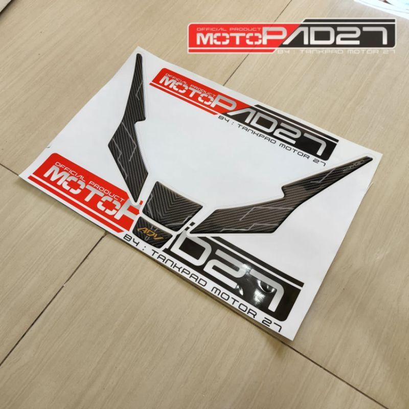 Stiker Tameng Depan ADV 160 Sticker Alis Lampu Depan ADV 160 Resin