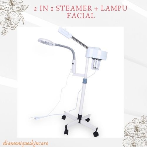 2IN1 STEAMER + LAMPU ALAT STEAMER LAMPU FACIAL VAPOZONE STEAMER LAMPU STEAMER LAMPU STEAMER VAPOZONE