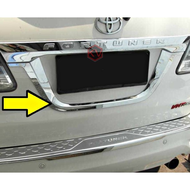 List License Ornament All New Fortuner 2016 | Kikim Variasi