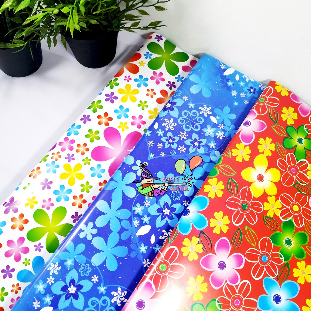 

Kertas Kado Motif Bunga / Flower Lucu Glossy (5 Lembar)