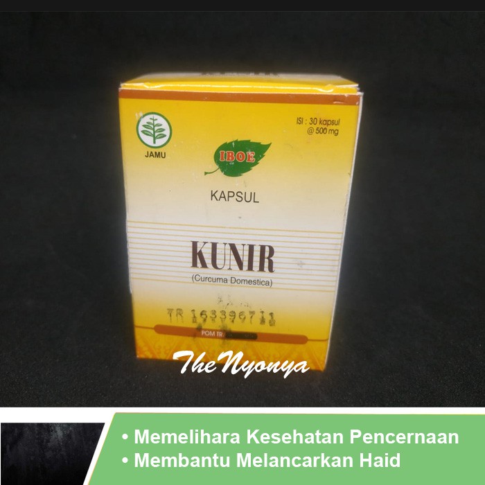 

Jamu IBOE - KUNIR Herbal Supplement 30 Kapsul Capsule