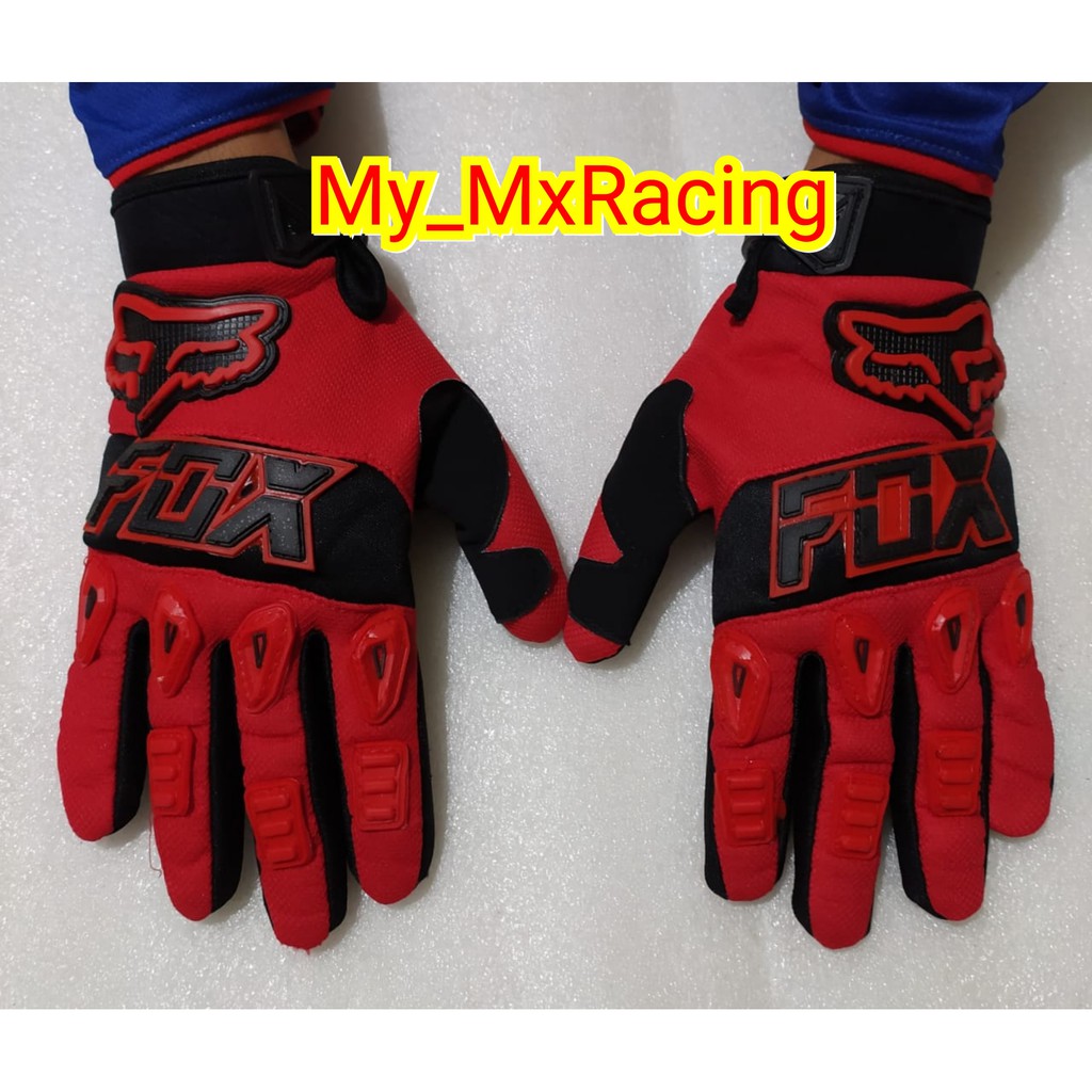 sarung tangan sepeda glove trail cross sarung tangan motor dirtpaw terlaris 0n34l merah