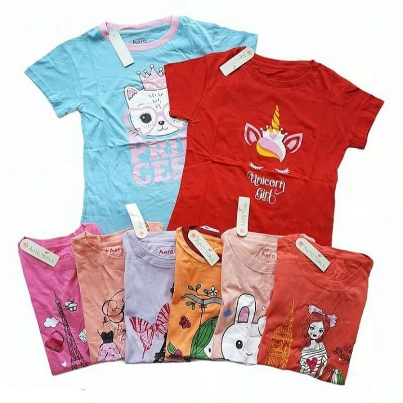 GROSIR KAOS AERO GIRL/KAOS AERO/BRAND MATAHARI/BABY VICTORI