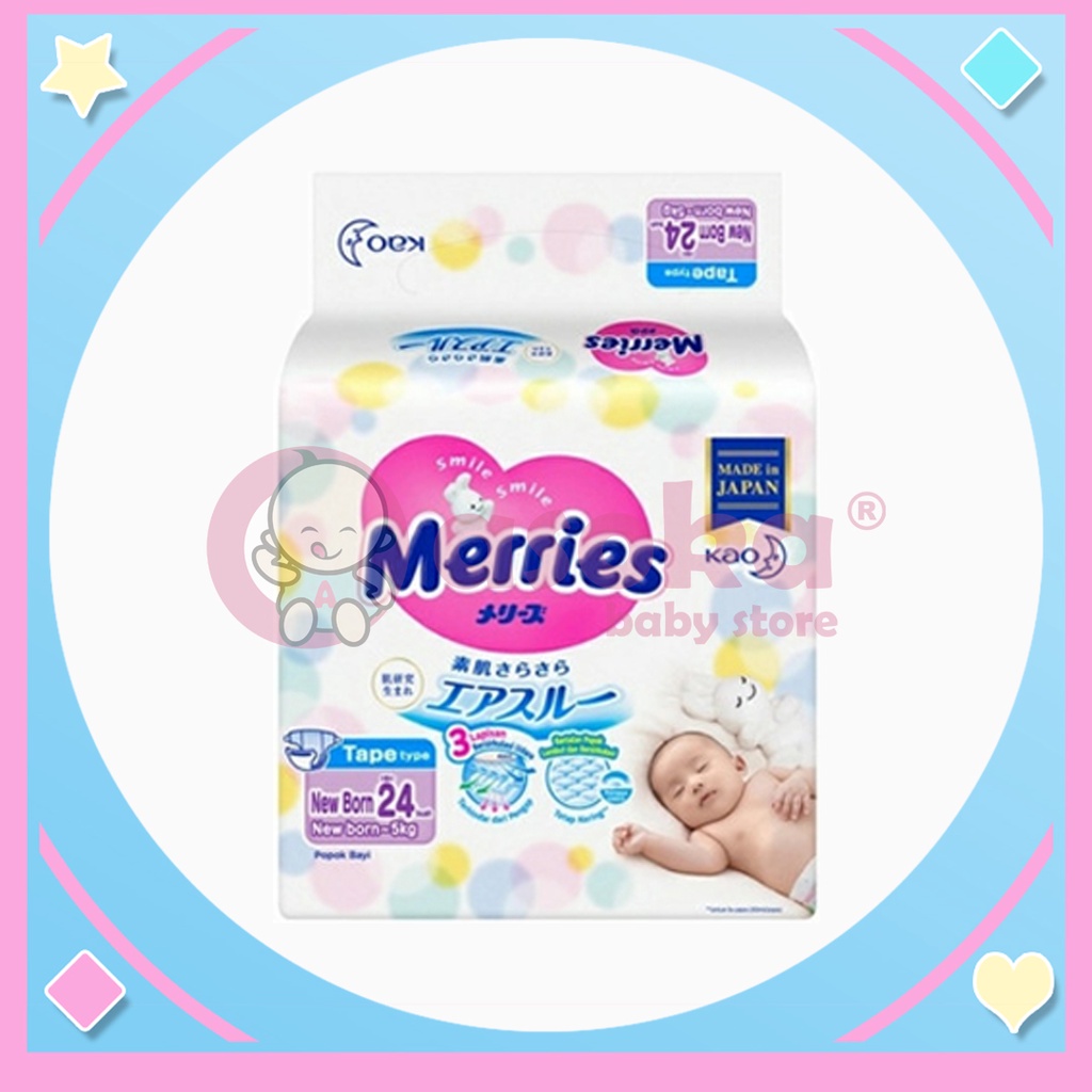 Merries Premium Tape Type NB24 / S24 / M38 / L32 ASOKA