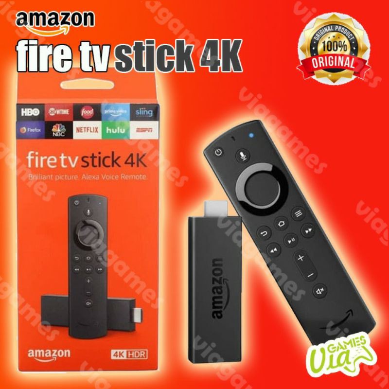 Amazon Fire TV Stick TV 4K - FireTV Stick 4K Alexa Voice Ultra HD