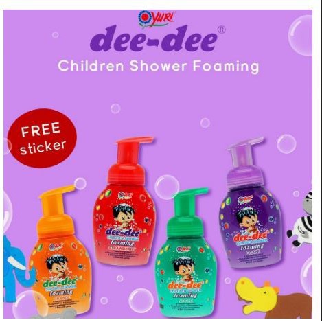 DEE-DEE CHILDREN SHOWER FOAMING (SHAMPOO) 225ML