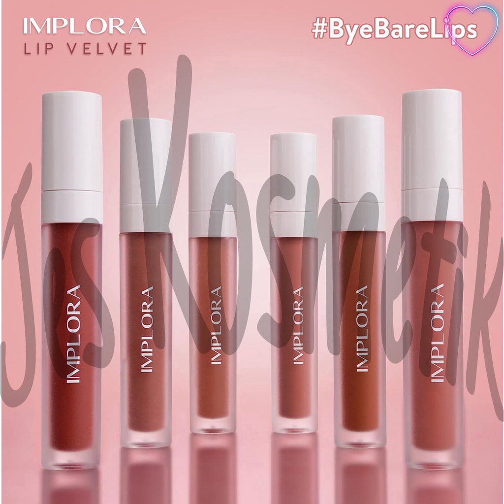 [COD] [PER PCS] Implora Lip Velvet dengan Vitamin E (BPOM)