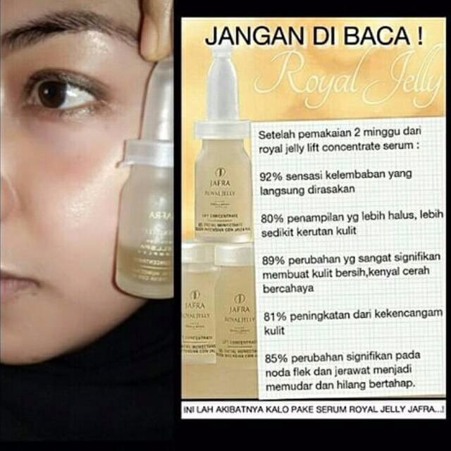 Jafra Royal Jelly Lift Concentrate Vials Spesial Indonesia