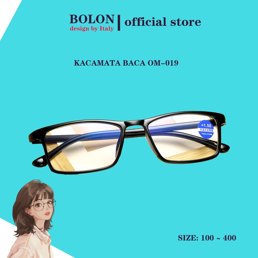 Kacamata Baca Frame Retro Kacamata Fashion 019 Pria / Wanita 019 - BOLON Eyeware