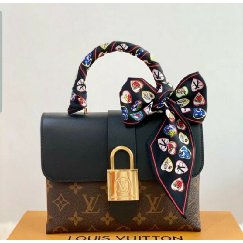 LV LOCKY BB MONOGRAM BLACK LEATHER