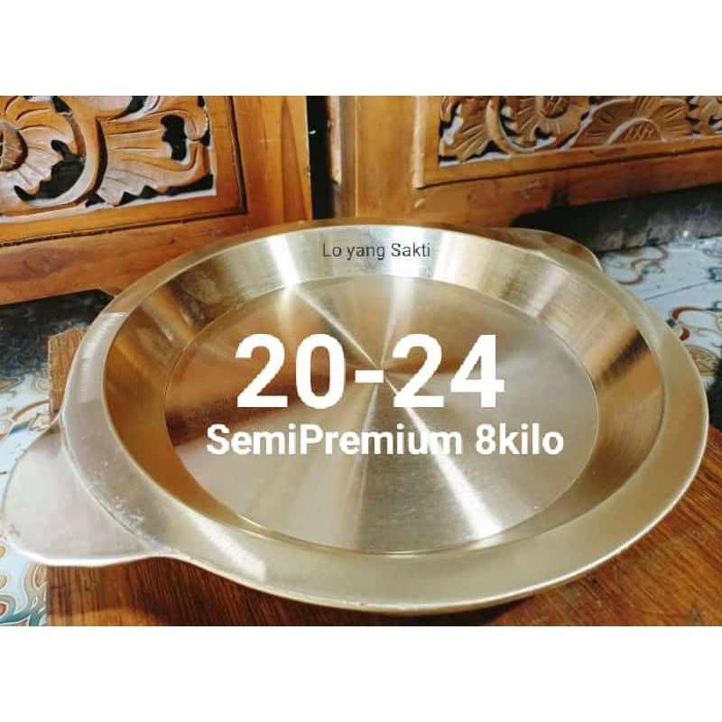 Loyang Martabak Manis 20-24 Bahan Full Kuningan