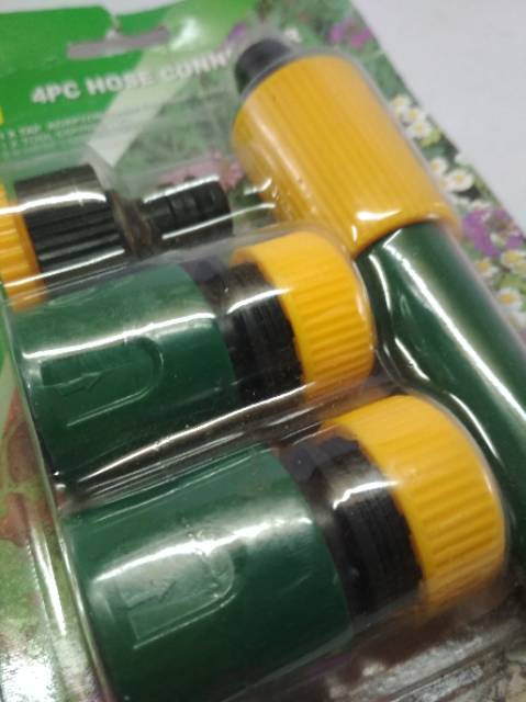 Set Sambungan Konektor semprotan selang air taman lurus Hose Connector quick release dramashop
