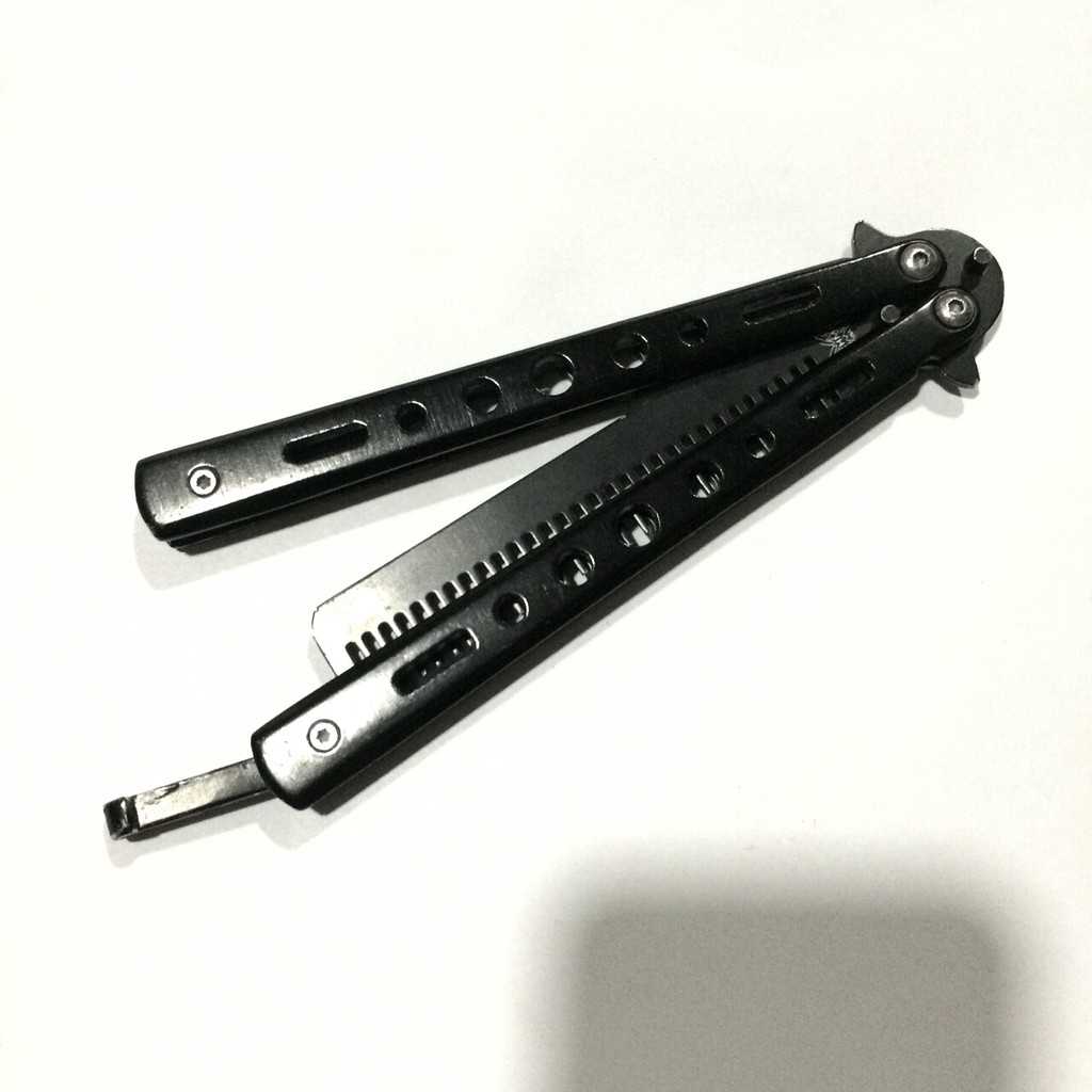 Sisir Lipat Besi Butterfly Knife Sisir Bela Diri Balisong Benchmade - SSR