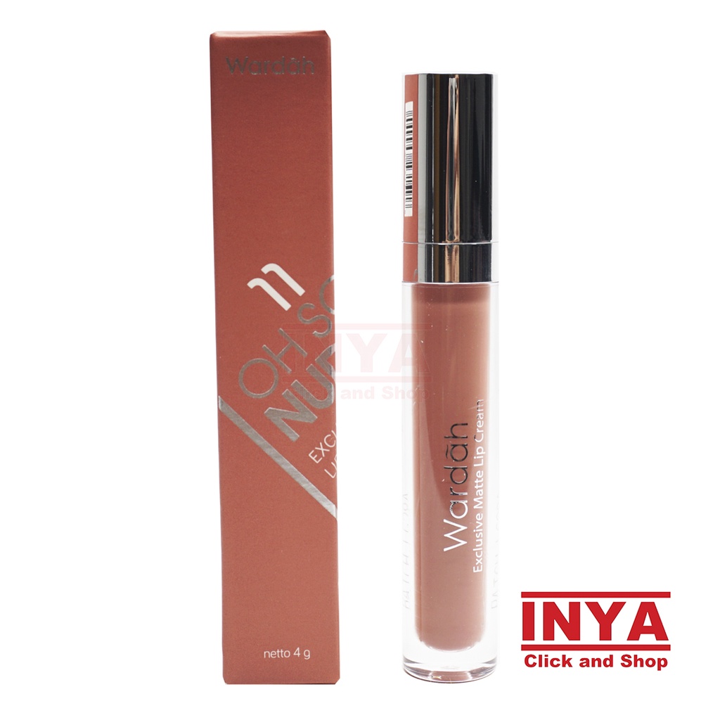 WARDAH EXCLUSIVE MATTE LIP CREAM 11 OH SO NUDE 4gr