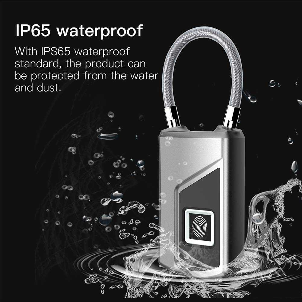 Gembok Koper Serbaguna Smart Fingerprint Padlock - G3