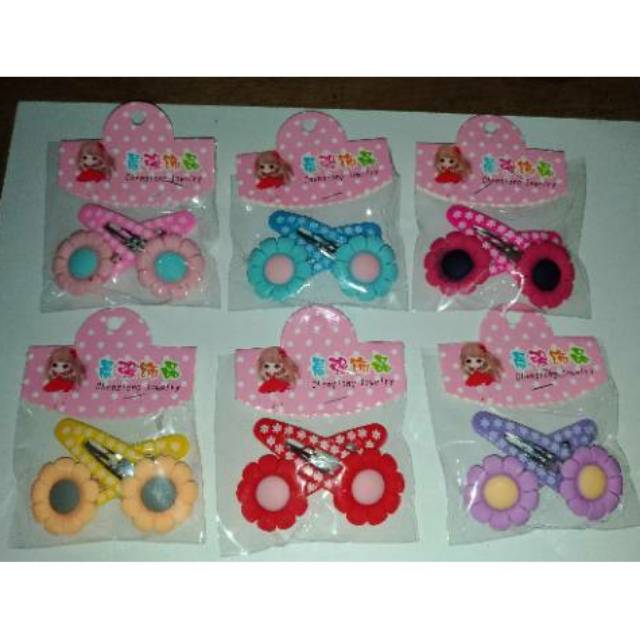 Jepit rambut sunflower bunga matahari jepit rambut anak dewasa