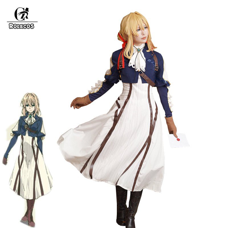 Japanese Anime Violet Evergarden Cosplay Costume Women Cosplay Dress Lolita Dress Adult Cosp