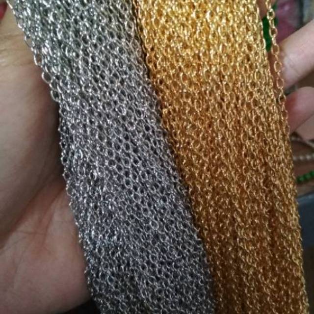 Rantai Oval 0.8 dan 0.7 harga per meter