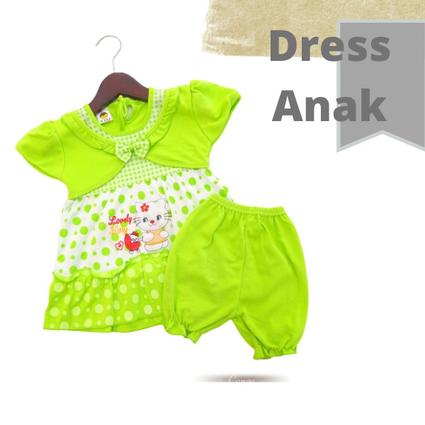 Setelan Baju Bayi Perempuan Baju Pakaian Anak Prempuan  Dress Bayi Baju Anak Perempuan Rok Atasan