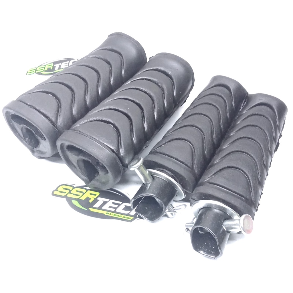 Set Karet Footstep Pinjakan Kaki Depan Belakang Honda Revo Abs Blade SUPRA X 125 F1 Injeksi Helm In