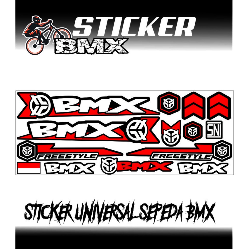 STIKER MOTIF VARIASI LIS STRIPING SEPEDA  BIKE BMX MOTIF SIMPLE VARIASI / STIKER ALL BMX LIS STIKER 