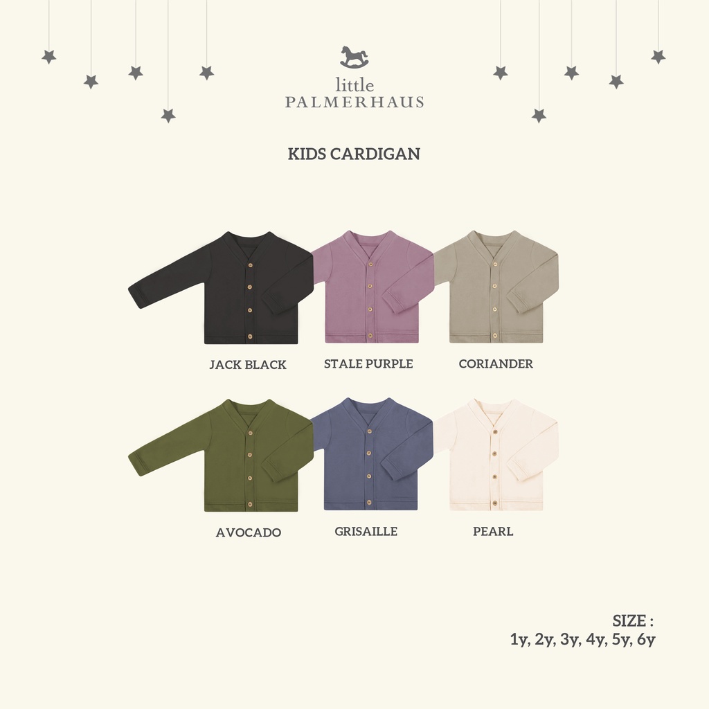 Castle - Little Palmerhaus Kids Cardigan - Kardigan Anak - Outerwear - Sweater Anak Unisex - Jaket Anak