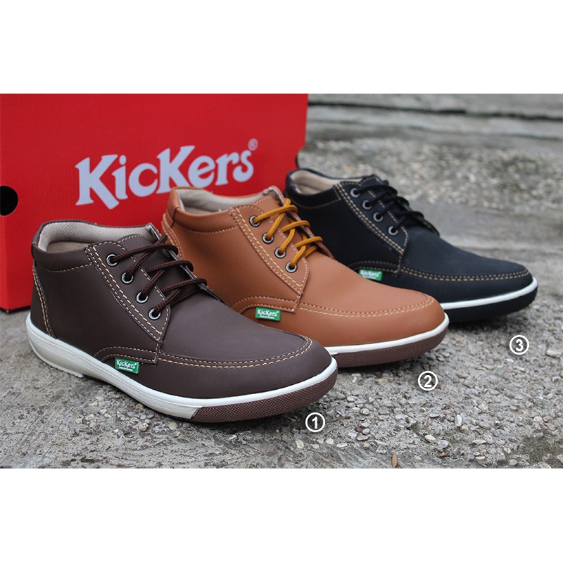 Sepatu Kickers Casual Fourhole  Shopee Indonesia