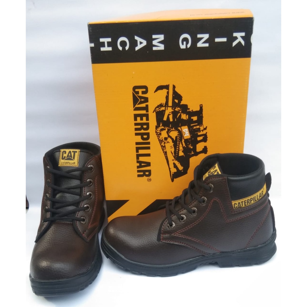 Sepatu Safety Boot Pria Sneaker Caterpillar Septi But Sepatu Bot Septi Sepatu Sevti Pria Proyek Kerja Out Door ujungbesi