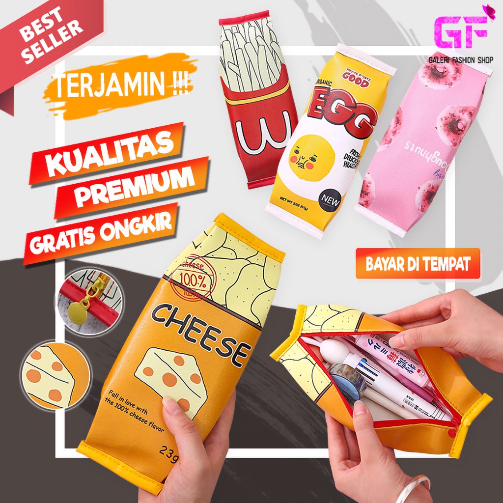 

TEMPAT PENSIL ANAK KOTAK PENSIL ALAT TULIS STATIONERY KARAKTER POUCH KOSMETIK IMPORT UNIK MURAH GF62
