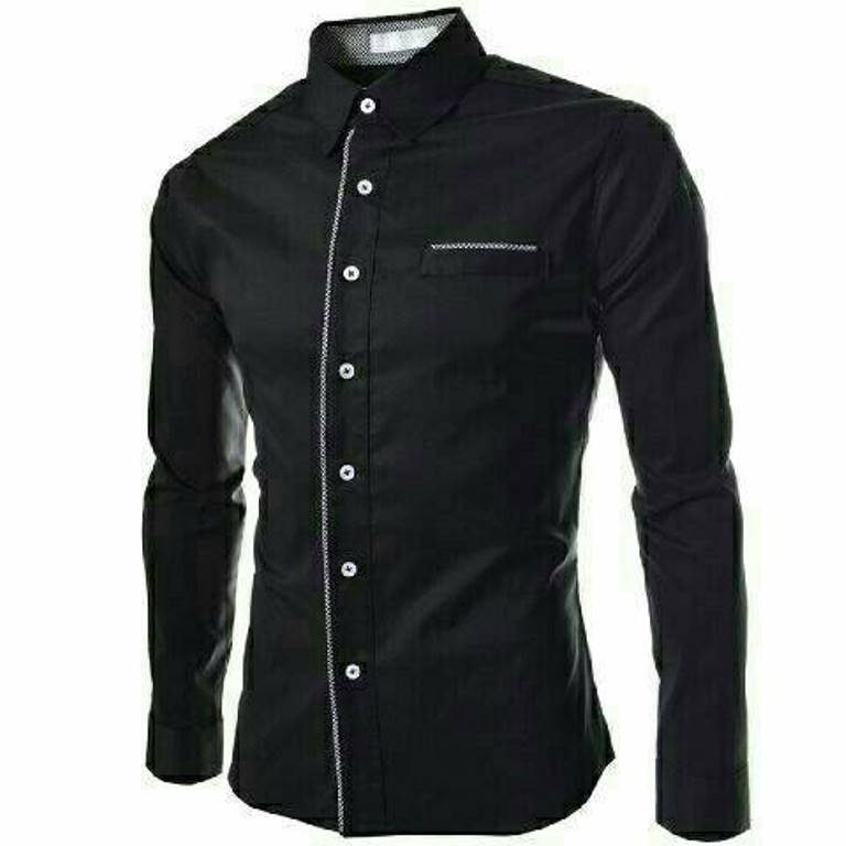 HipNop ALDO KEMEJA PRIA LENGAN PANJANG SLIMFIT ATASAN LENGAN POLOS PAKAIAN COWOK FORMAL KASUAL