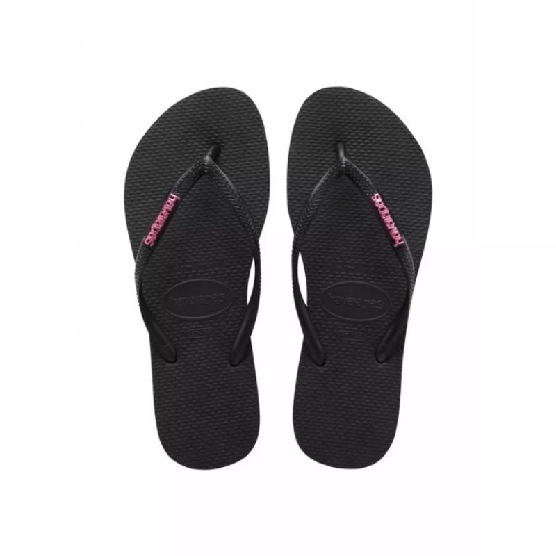 Sandal Wanita Original Havaianas Slim Logo Metalic
