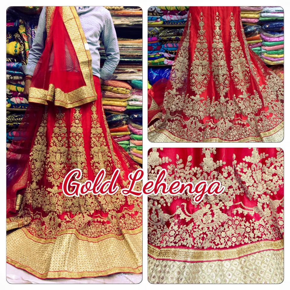 Lehenga Mewah / Pakaian Pengantin India / Baju Pesta / Baju Nikah