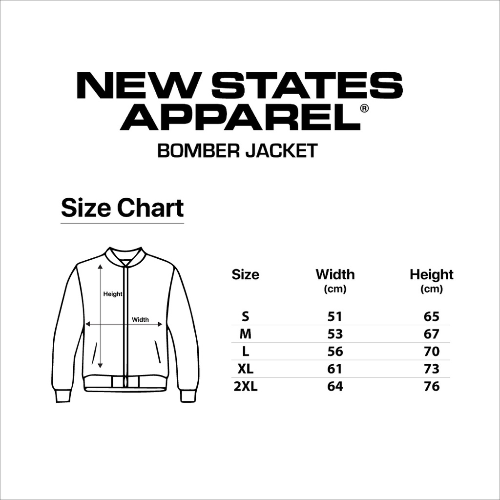 Jaket Polos Bomber Jacket New States Apparel 9830 Tahan Air Bahan Premium Dan Berkualitas