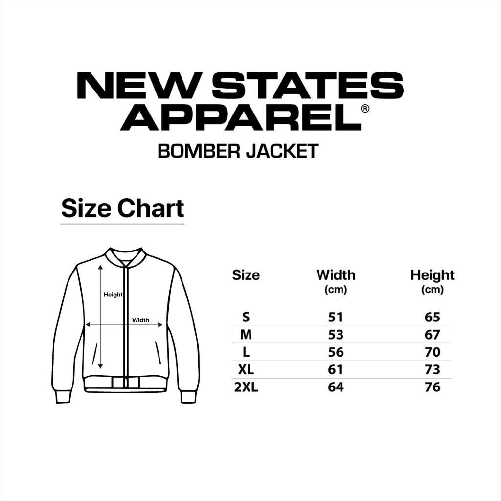 Jaket Polos Bomber Jacket New States Apparel 9830 Tahan Air Bahan Premium Dan Berkualitas