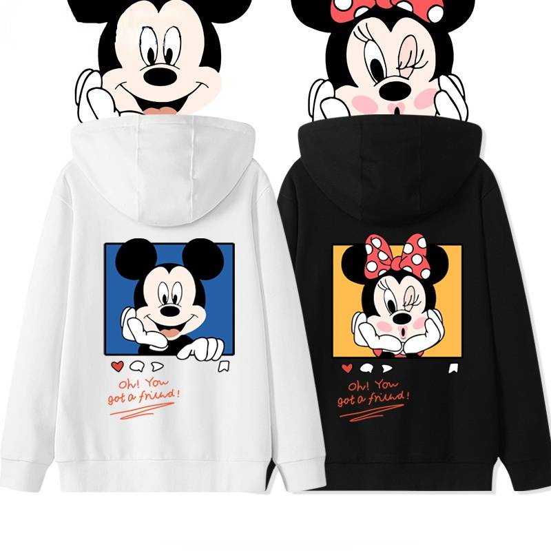 PROMO COD HOODIE MICKY MOUSE HOODIE COUPLE PASANGAN KEKINIAN COWOK CEWEK/REMAJA KEREN TERBARU KOREAN