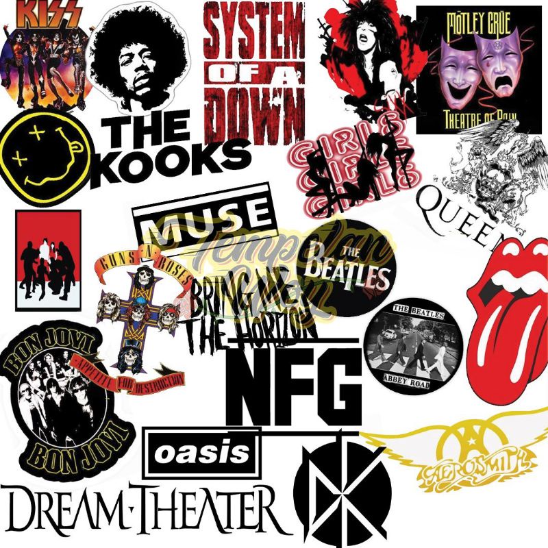 

Sticker Music Band isi 22