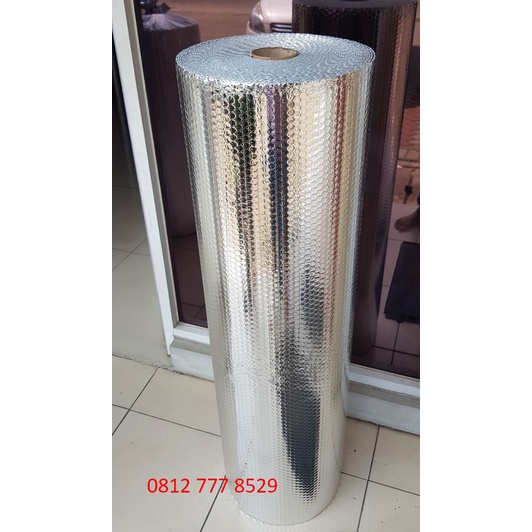 ALUMINIUM FOIL ATAP Bubble Double Side Murah 1.2 x 25m Murah