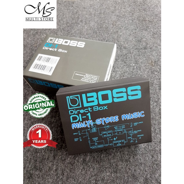 Boss DI1 - DI-1 - DI 1 - Di1 - Di 1 - Direct Box - GARANSI RESMI
