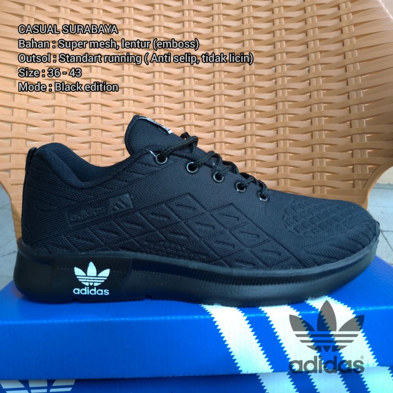 SEPATU SEKOLAH ADS HITAM POLOS NEO SPESIAL