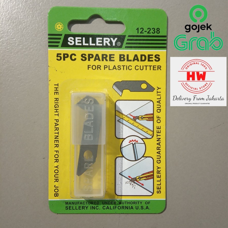 

SPARE BLADES ANAK PLASTIC CUTTER 5 PCS SELLERY 12-238