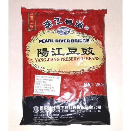 Preserved Black Beans / Tausi Kacang Hitam Kering Pearl River Bridge 250gr PRb