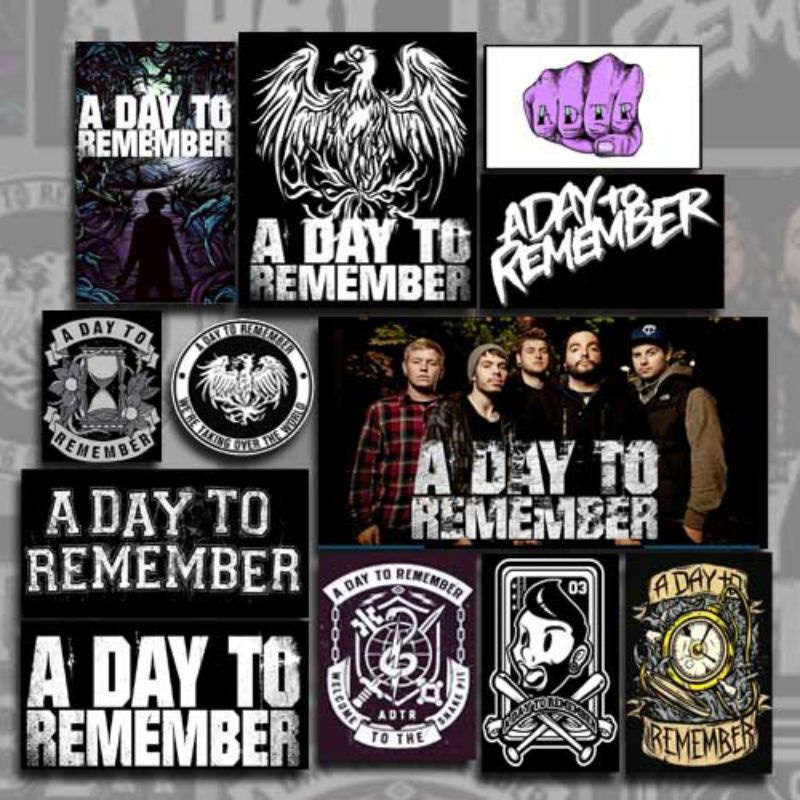

Sticker Musik | Band | Adaytoremember special Pack + BONUS!!!