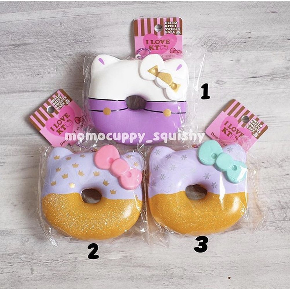 Squishy licensed new hello kitty donut by sanrio ORIGINAL JEPANG Limited