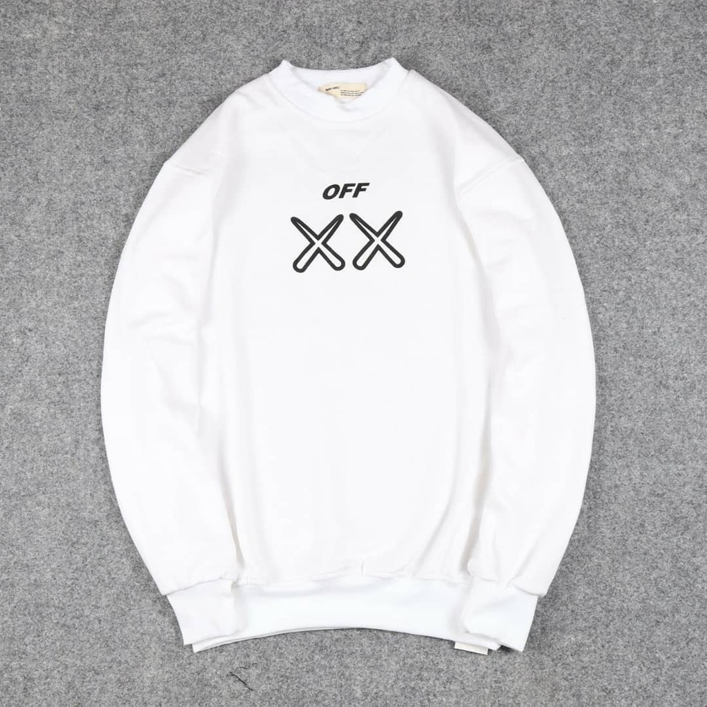 Jaket crewneck Off-white X LIDACHAONAN premium full lable &amp; tag