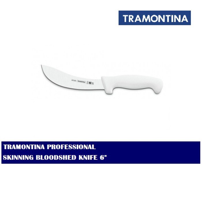 

Pisau Seset Kulit - Tramontina Profeessional Skinning Bloodshed Knife 6" Inch Pisau Seset -