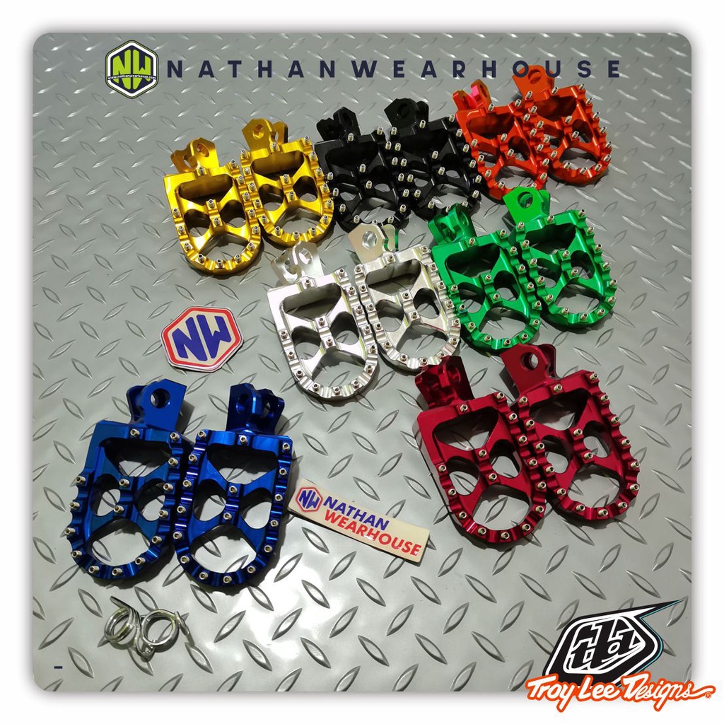 Footstep Injakan Kaki Foot Step Full CNC KLX 150 BF Dtracker CRF 150 150L New WR 155 Supermoto TLD