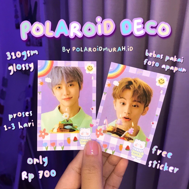 

POLAROID DECO (BACA KETERANGAN) by Polaroidmurah.id FREE STICKER CETAK FOTO KPOP & Non Kpop