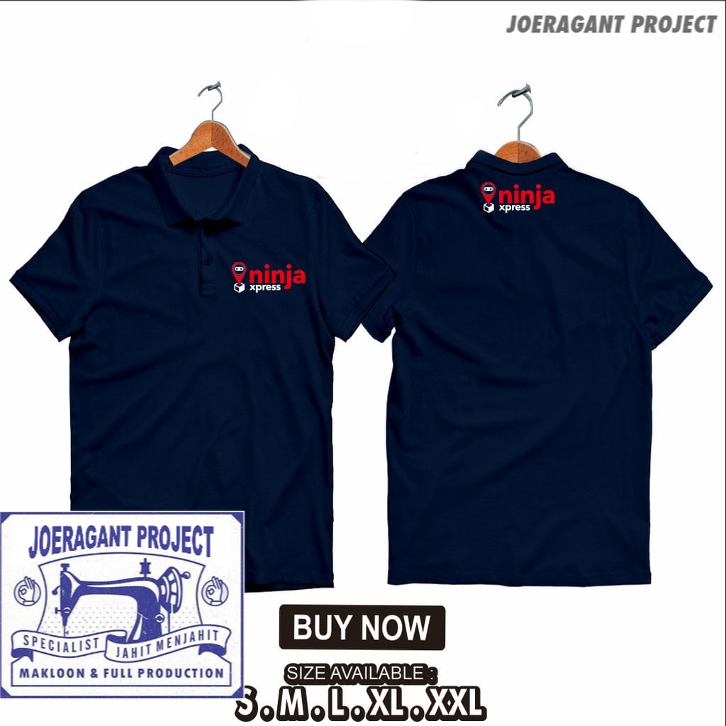 poloshirt ninja express premium / baju kerah ekspedisi ninja express JP